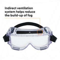 3M™ Centurion™ Safety Splash Goggle 454, 40304-00000-10 Clear Lens