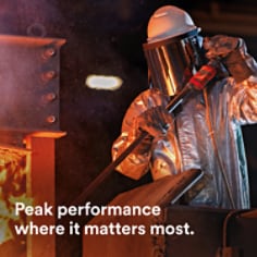 3M™ Aluminized Polycarbonate Molded Dark Green Faceshield Window, 82509-00000 - SI1