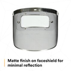 3M™ Steel Mesh Faceshield Screen W96MW 82511-00000, with Clear Eyeshield - SI3