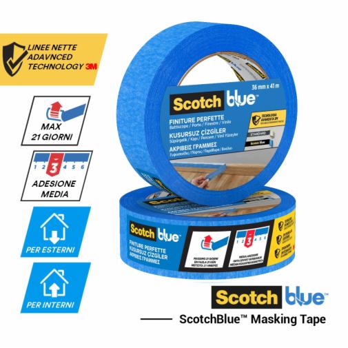 Nastro Adesivo Washi Tape INNSPIRO Uccelli Blu: Carta Di Riso 15mm X 10m, Decorazione Creativa, Riavvolgibile, Serie Oltremare - 5