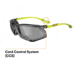 3M™ Solus™ CCS Series, SCCS02SGAF-GRN-F, Scotchgard™ Anti-Fog Coating, Gray AF-AS Lens