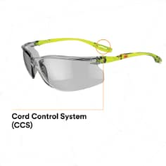 3M™ Solus™ CCS Series, SCCS07SGAF-GRN, Scotchgard™ Anti-Fog Coating, I-O Gray AF-AS lens