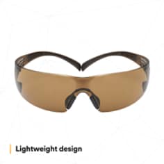 3M™ SecureFit™ Safety Glasses SF405SGAF-BLA, Black-Brown, Brown Scotchgard™ Anti-fog Lens