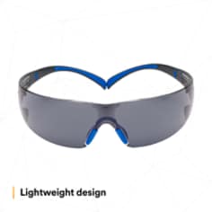 3M™ SecureFit™ Safety Glasses SF402SGAF-BLU, Blue-Gray, Gray Scotchgard™ Anti-fog Lens