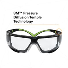 3M™ SecureFit™ Protective Eyewear SF410AS-FM, Indoor-Outdoor Mirror Lens, Foam
