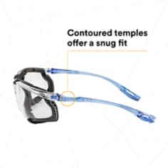 3M™ Virtua™ CCS Protective Eyewear with Foam Gasket VC220AF, Clear +2.0D Anti-Fog Lens