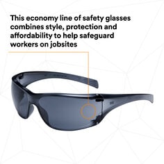 3M™ Virtua™ AP Protective Eyewear 11848-00000-20, Gray Anti-Fog