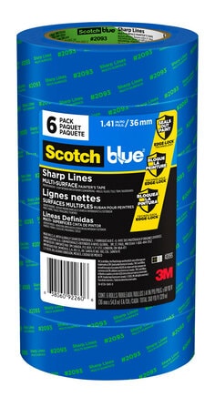2093 ScotchBlue(TM) Sharp Lines Multi-Surface Painter’s Tape - 36mm 6-pack
