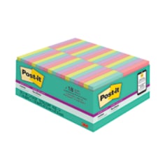 Post-it® Super Sticky Notes, Supernova Neons, 2 in x 2 in, Cabinet Pack