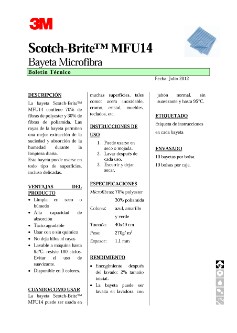 Boletín Tecnico Microfibra MFU14