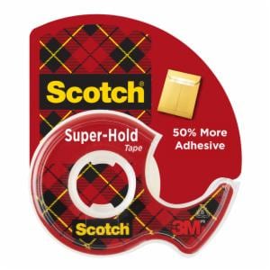 Scotch Super-Hold Tape, 198-ESF, 3/4 in x 650 in (19 mm x 16.5 m) image Scotch Super-Hold Tape, 198-ESF, 3/4 in x 650 in (19 mm x 16.5 m)image