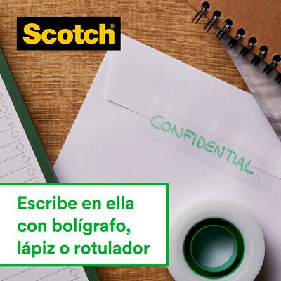 Scotch® Magic™ Tape: Escribe en ella con boligrafo, lapiz o rotulador