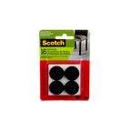 Scotch™ Round Felt Pads SP821-NA, Brown, 1 in, 16/pk