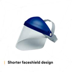 3M™ Short Clear PETG Faceshield WE96S 82580-00000, Flat Stock - SI3