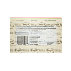 Post-it(R) Super Sticky Notes 660-3SSUC, Rio de Janeiro Collection, lined, 4 in x 6 in