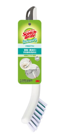 スコッチ・ブライト™ バスシャイン™ すきまブラシ B-511J, 6 個/箱 製品画像, アングル