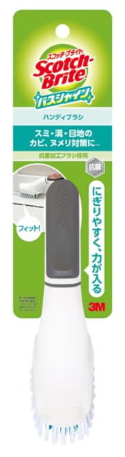 スコッチ・ブライト™ バスシャイン™ ハンディブラシ B-552J, 6 個/箱 製品画像, 正面