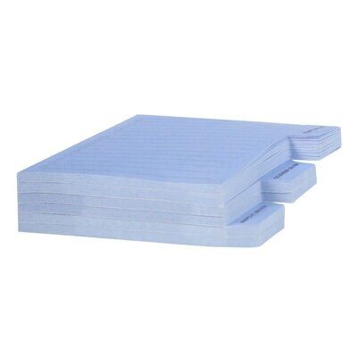 Noted by Post-it(R) Brand, Tab Note Pack - Blue