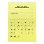 Noted by Post-it(R) Brand, Habit Tracker - Yellow