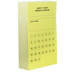 Noted by Post-it(R) Brand, Habit Tracker - Yellow