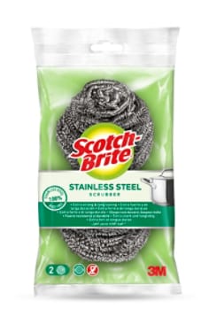 Scotch-Brite® Stainless Steel Scrubber, 2 pieces in pack - cfip