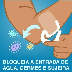 Imagem do 3M™ Nexcare™ Tegaderm Curativo Extra Grande Transparente Benefício 1