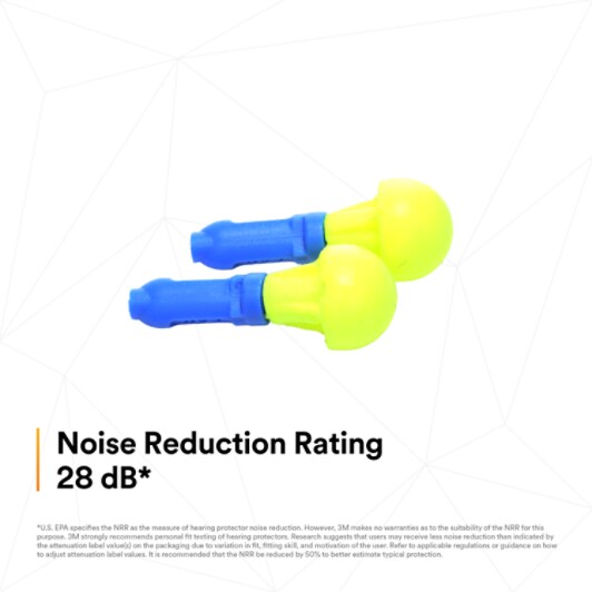 3M 3181000 E A R Push-Ins Earplugs 318-1000 100 Pairs 3M/COMMERCIAL TAPE DIV 28nrr Cordless Yellow/Blue 3M 3181000 E A R Push-Ins Earplugs 318-1000 100 Pairs 3M/COMMERCIAL TAPE DIV 28nrr Cordless Yellow/Blue