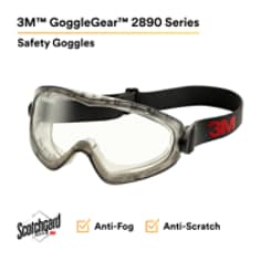 3M™ GoggleGear™ GG2891S-SGAF, Sealed, Clear SGAF Lens