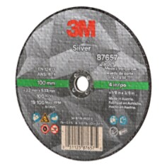 3M(TM) Silver Cut-Off Wheel, 87657, T1