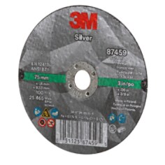 3M(TM) Silver Cut-Off Wheel, 87459, T1