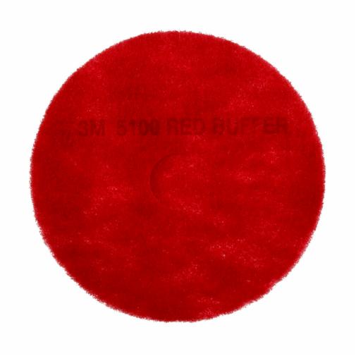 3M(TM) Red Buffer Pad 5100, Red, 432 mm x 82 mm, 17 in
