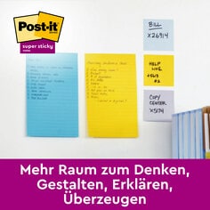 DE Post-it® Large-size Notes: Great to list-out assignments