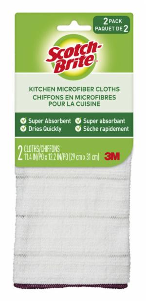 Scotch-Brite Premium Microfiber Kitchen Cloth, 2/Pack, 12 Pack/Case image Scotch-Brite Premium Microfiber Kitchen Cloth, 2/Pack, 12 Pack/Caseimage