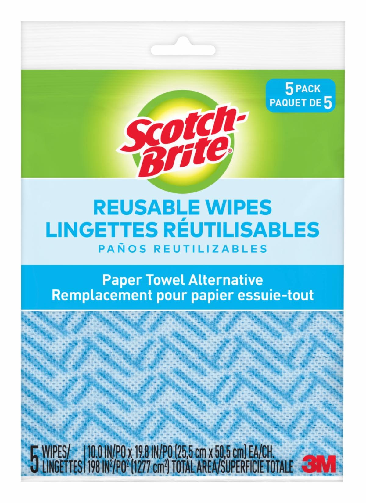 Scotch-Brite Reusable Wipes 9053