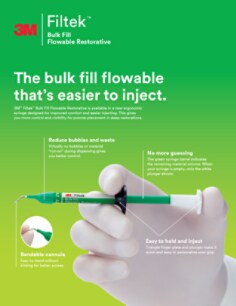 3M™ Filtek™ Bulk Fill Flow Leaflet