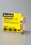 スコッチ® 透明両面テープ 665-3-12, 透明, 大巻, 12 mm x 35 m, 60 巻/箱