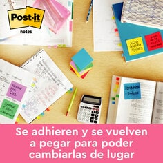 ES Post-it® Original Color Notes: Sticks and resticks
