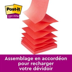 FR Post-it® Super-Sticky Color Notes: Z-Notes for dispenser
