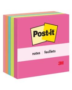 Notes De Post-it Colorées Avec L'agrafe Photo stock - Image du remarques,  adhésif: 39075442