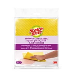 Scotch-Brite® Classic Nail Saver Scrub Sponge, 2+1 free pieces in