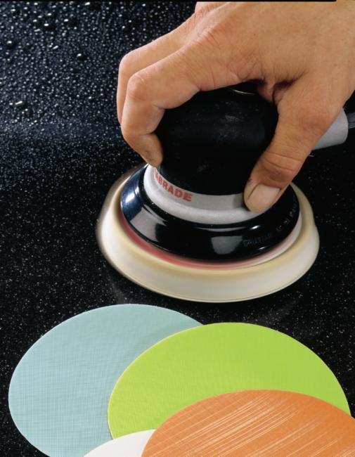 3M(TM) Hookit(TM) II Microfinishing Film 366L Application Image