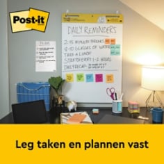 Post-it® Meeting Charts: Leg taken en plannen vast