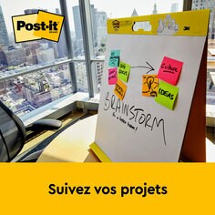 Post-it® Meeting Charts: Suivez vos projets