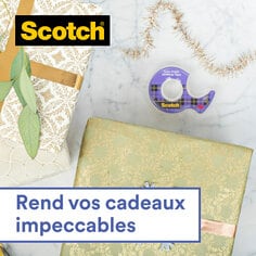 FR Scotch® Gift-Wrap Tape: Makes your gifts look flawless