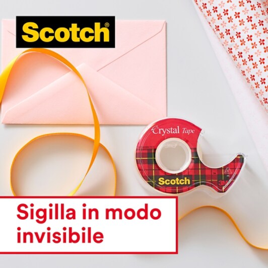 Scotch® Crystal Tape: Sigilla in modo invisibile