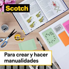Scotch® Double-Sided Tape: Fácil de usar con adhesivo en ambas caras
