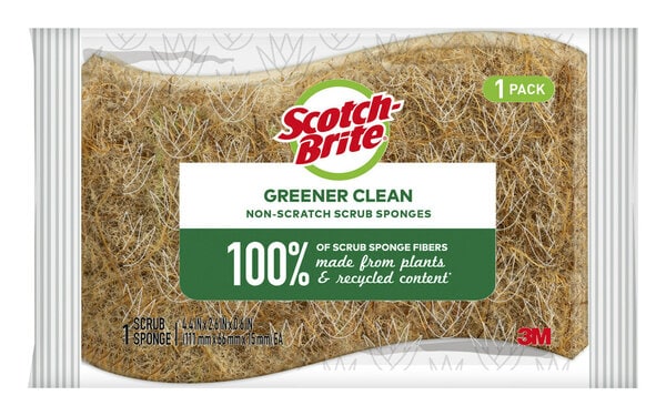 Scotch-Brite Greener Clean Non-Scratch Scrub Sponge 97030