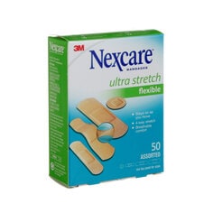 Nexcare™ Ultra Stretch Bandages CS201-CA, Assorted Sizes, 50/Pack