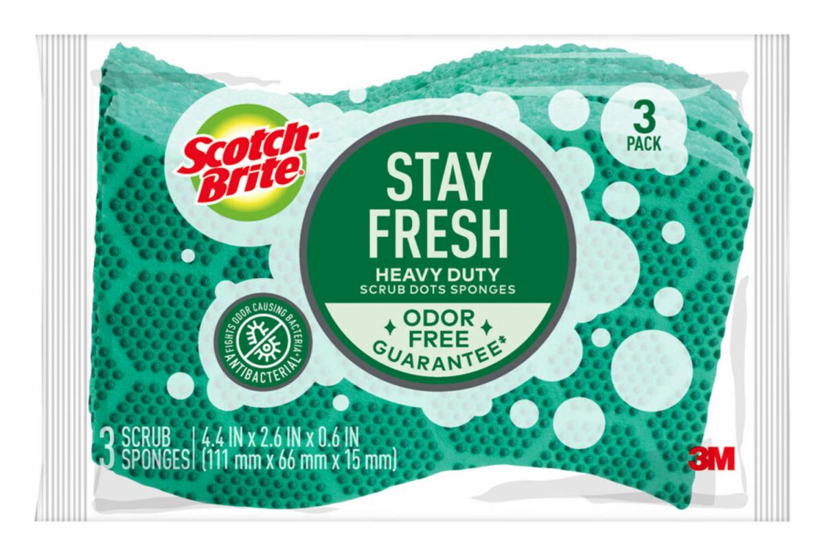 Scotch-Brite Odor Resist Non-Scratch Sponge 20303-8