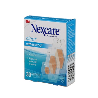 Pansement imperméable transparent Nexcare(MC), 588-30-CA, Formats assortis, 30/paquet